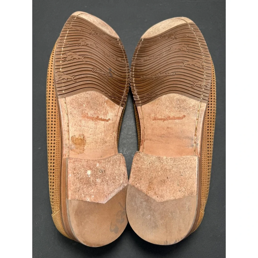 Tommy Bahama Felton Loafers Mens 11.5 Perforated Leather Slip On TFM00228-282